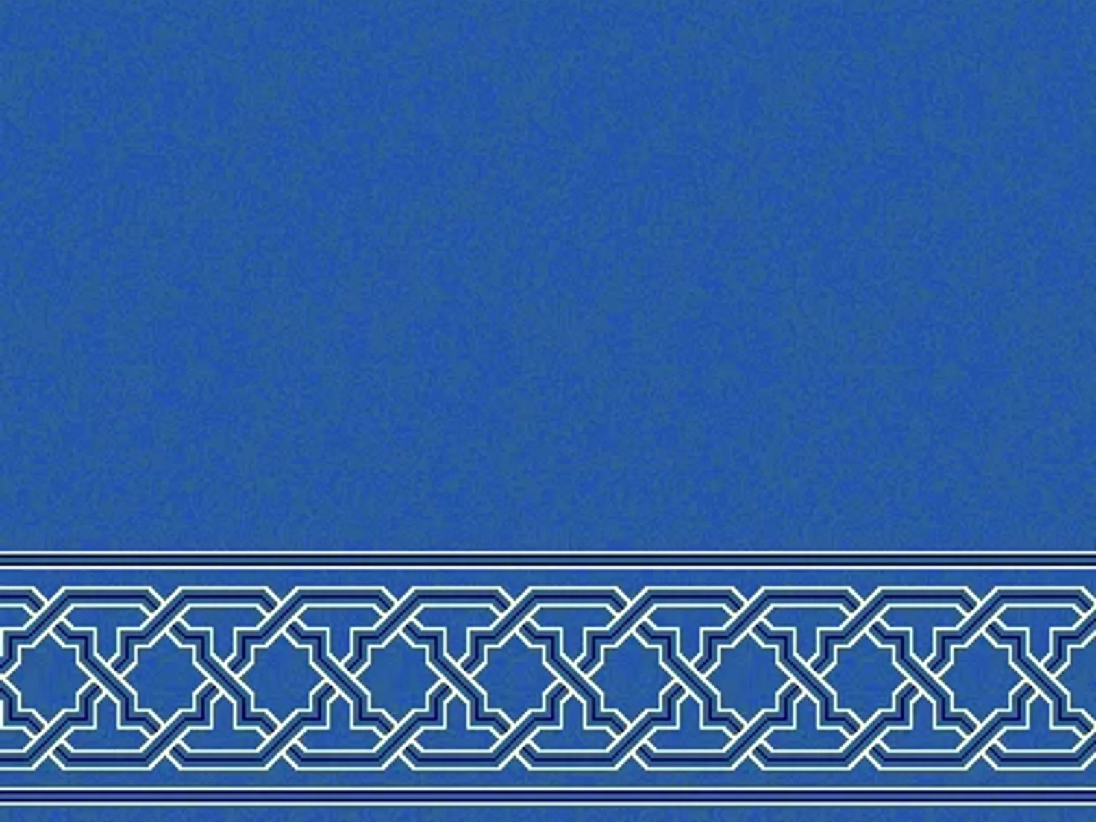 Plain Field Interlace Border Strip — Line-Strip Collection — Blue