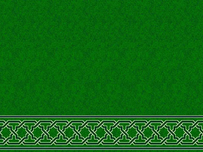 Plain Field Interlace Border Strip — Line-Strip Collection — Green