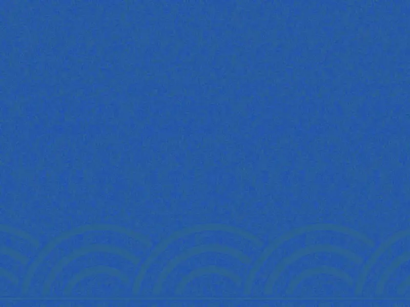 Crescent Arc Wave Strip — Subtle Scallop Border Line Design — Blue
