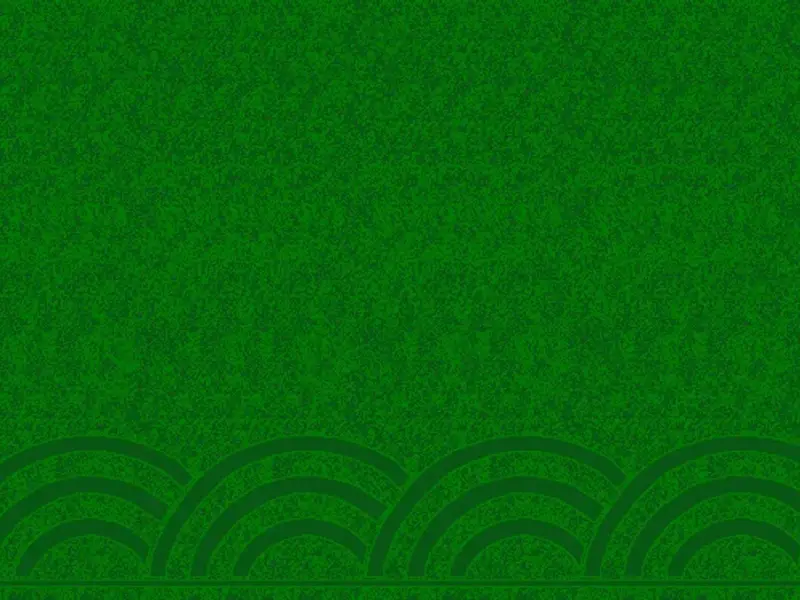 Crescent Arc Wave Strip — Subtle Scallop Border Line Design — Green